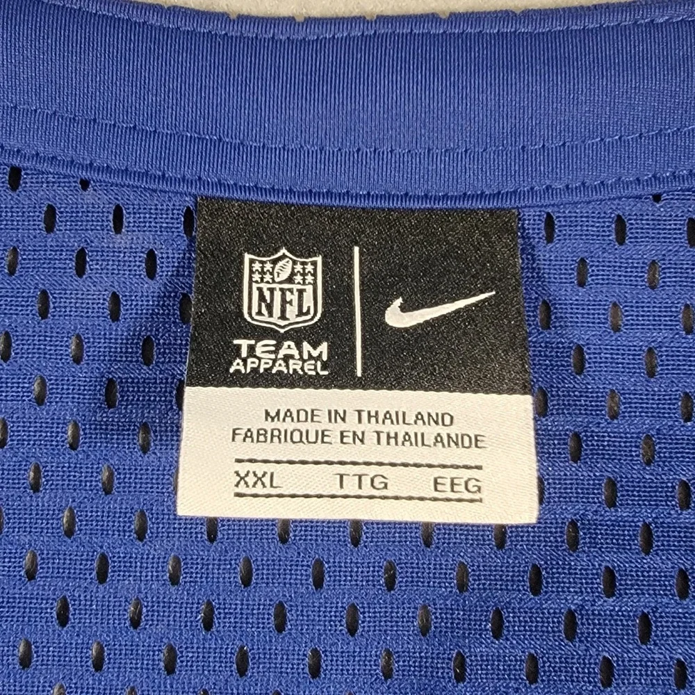 Nike New York Giants Football Jersey Women's Top Size XXL NFL‎ Team Apparel